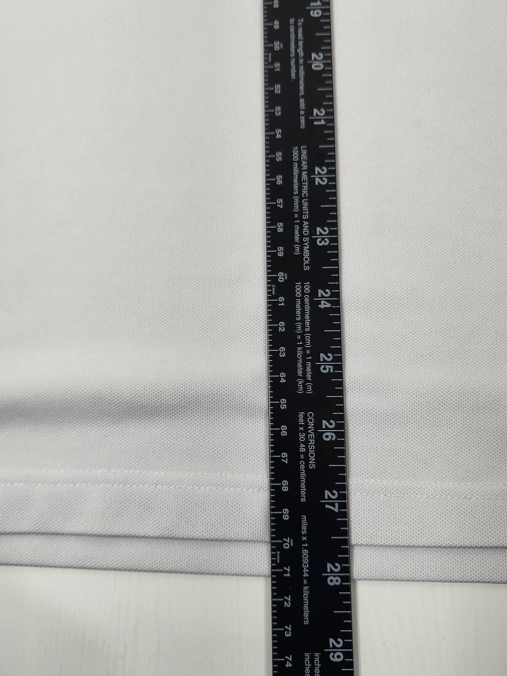 Travis Mathew Gray, White and Mint Stripe Performance Polo - Picture 9 of 9